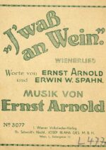 I‘ waß an Wein