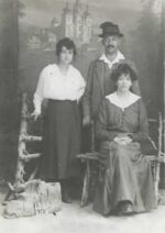 1918.08.30 v.li. Elisabeth Bachrich, Vater Bachrich, Mutter Bachrich