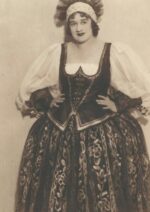 1930 Nov. Elisabeth Bachrich im Chor der Wiener Staatsoper