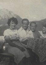 1950 – Altaussee, 2.v.li. Albert Bachrich, ganz re. Gattin Hansi