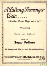 A Ladung Sievringer Wein …