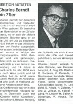 Charles Berndt Presse unbekannt – 1