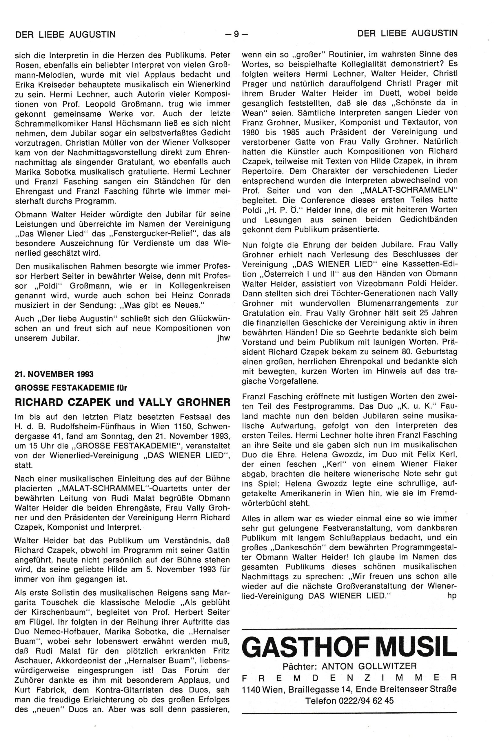 Der liebe Augustin 1994, Heft 6, Seite 9