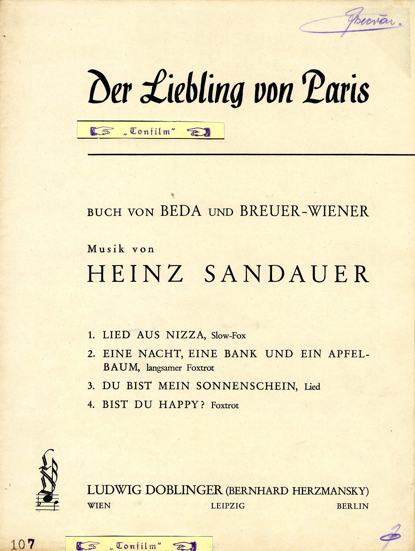 Der Liebling von Paris