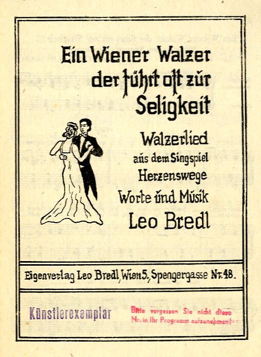 Ein Wiener Walzer der führt