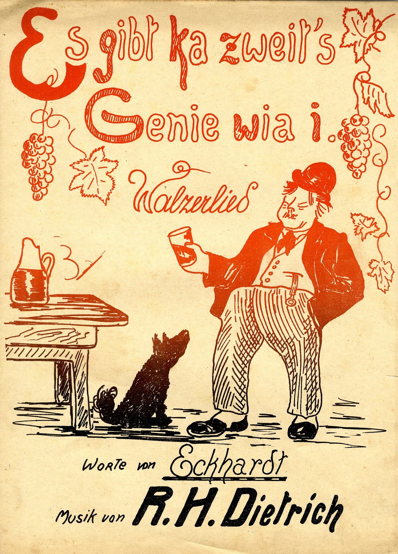 Es gibt ka zweit’s Genie wia i