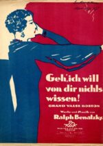 Geh‘, ich will von dir nichts wissen!