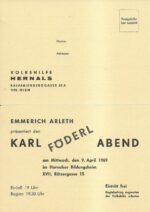 Hernalser Bildungsheim 09.04.1969 – 1