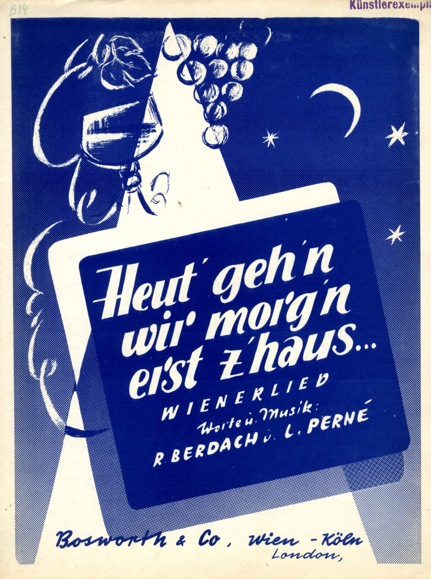 Heut‘ geh’n wir morgen erst z’haus …