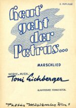 Heut‘ geht der Petrus …