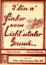I‘ bin a‘ Fiaker vom Licht’ntaler Grund …