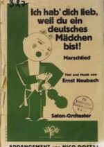 Ich hab‘ dich lieb, weil du ein deutsches Mädchen bist!
