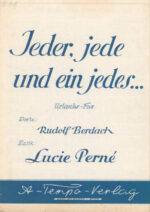 Jeder, jede und ein jedes …