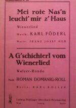 Mei rote Nas’n leucht‘ mir z’Haus