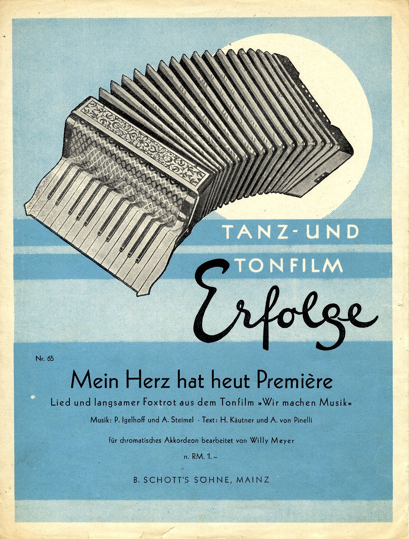 Mein Herz hat heut Premiere