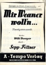 Mir Weaner wolln