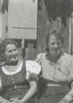 v.li. Hanni Bachrich, Elisabeth Klimesch Großmutter von Richard Balzer
