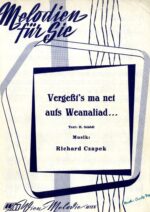 Vergesst ma net aufs Weanaliad