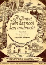 A Glaserl Wein hat noch kan umbracht