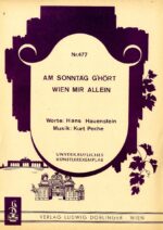 Am Sonntag g’hört Wien mir allein