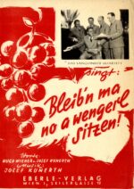 Bleibn ma no a wengerl