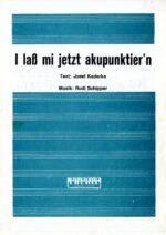 I lass mi jetzt
