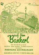 Im Währingerpark auf dem Bankerl