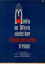 Mitt’n in Wien steht der Stephansturm d’rinn‘