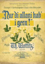 Nur di allani hab i gern