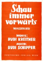 Schau immer vorwärts