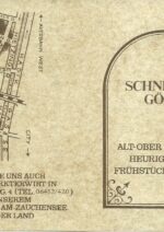 Schneider Gössl ab 13.08.1984 – 1-4