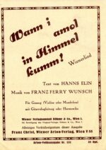 Wann i amol in Himmel kumm!