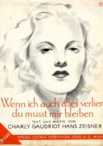 Wenn ich auch alles verlier, du musst mir bleiben