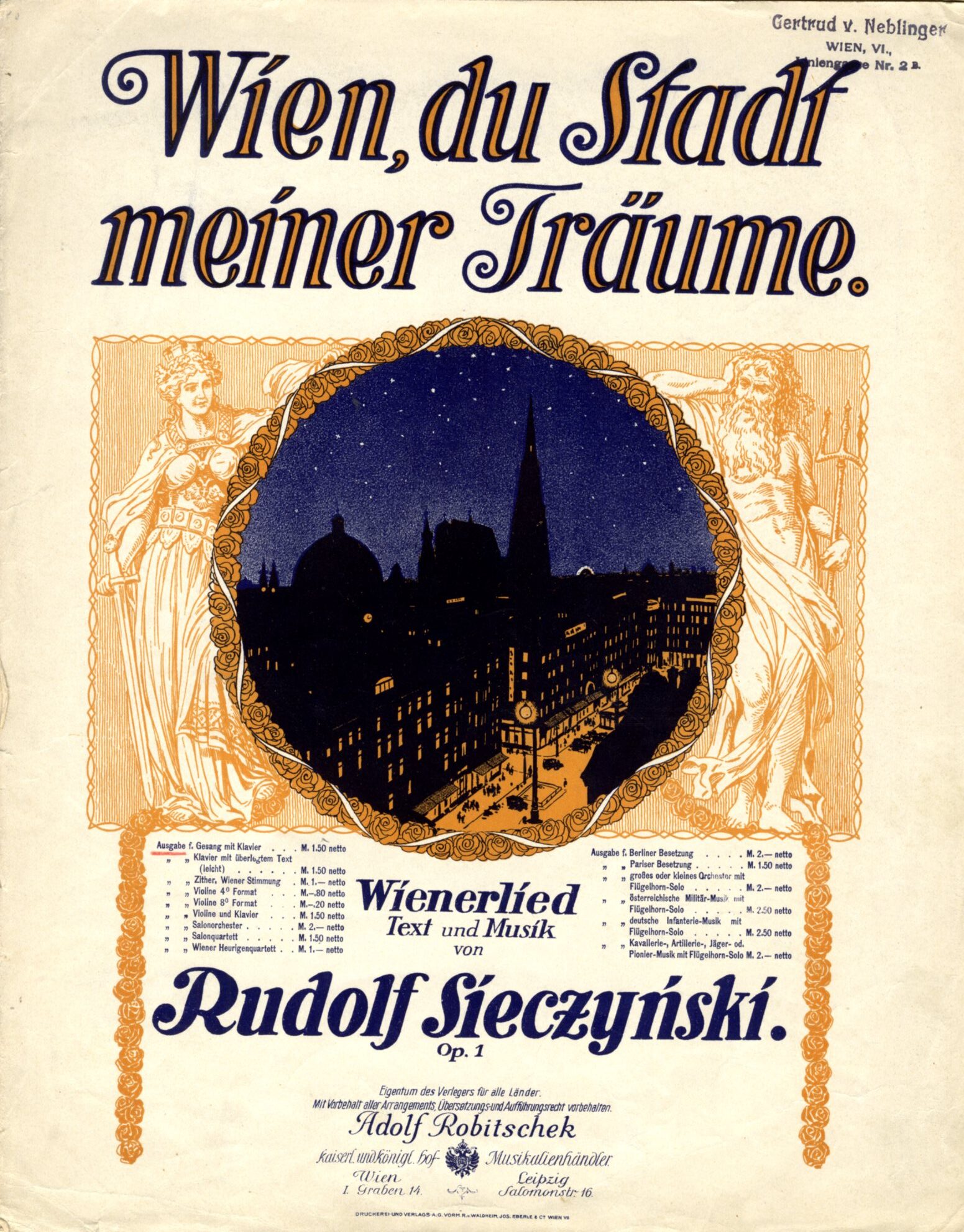 Wien du Stadt meiner Träume
