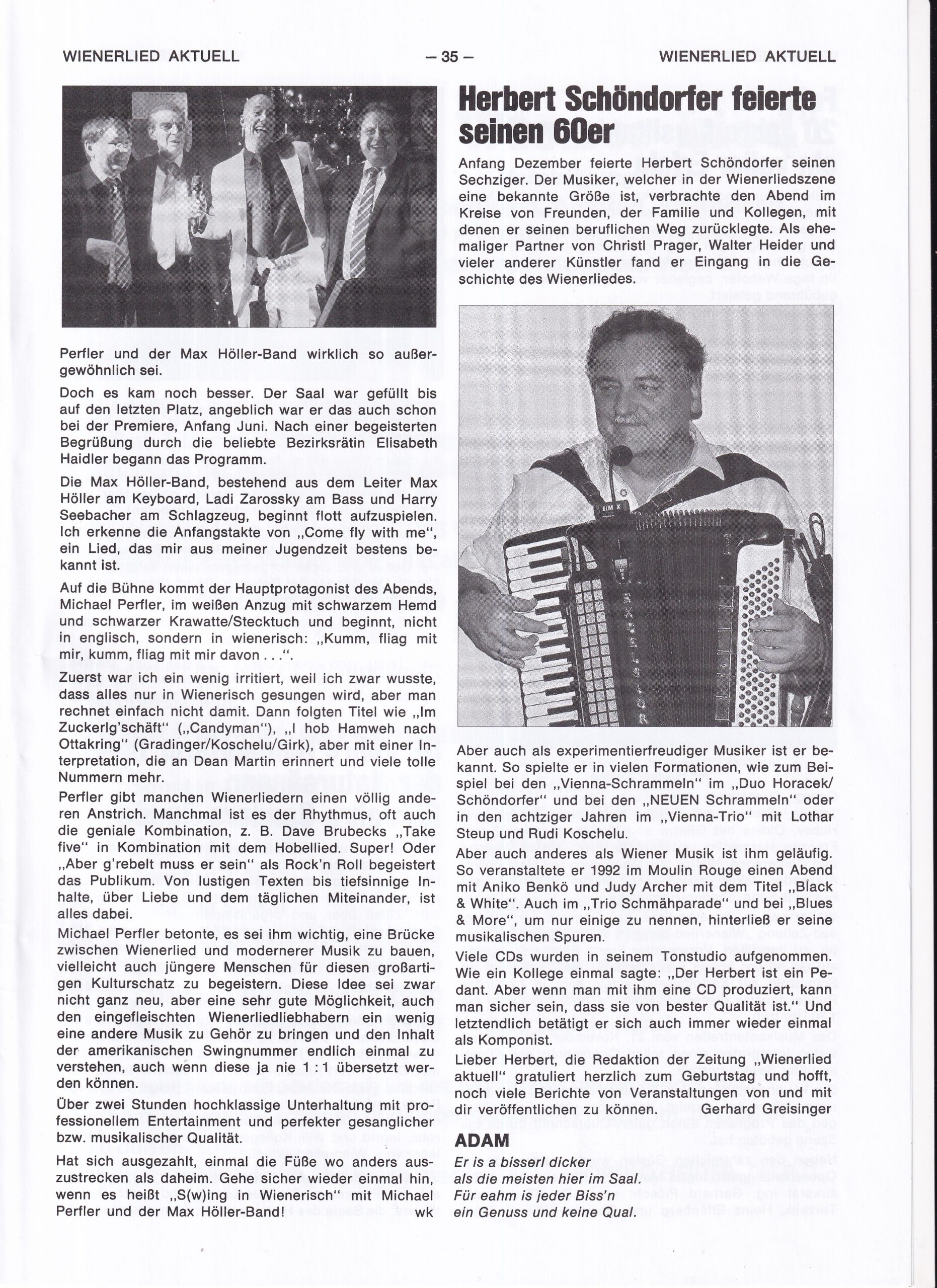Wienerlied aktuell 2013, Heft 82, Seite 35