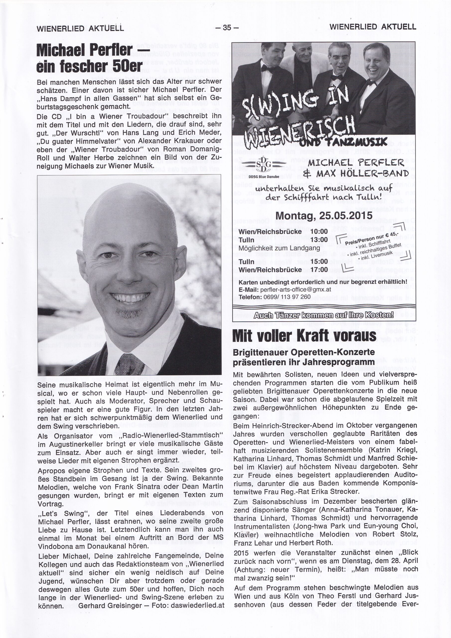Wienerlied aktuell 2015, Heft 91, Seite 35